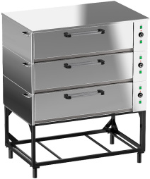 Шкаф жарочно-пекарский ЭШП-3с (трехсекционный)