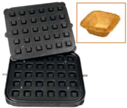 Форма для 30 квадратных тарталеток 41*41 мм ддля тарталетницы DHTartmatic Kocateq DH Tartmatic Plate