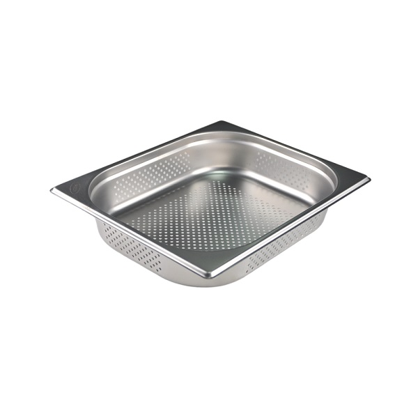 Купить гастроемкость 1/2 h= 65 мм. 325*265 мм. 4 л. нержавеющая сталь перфорир. d=4 мм. mgsteel /1/6/12/