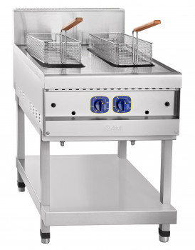 Купить газовая фритюрница кухонная гфк-90.2п, ванна 49 л, 2 корзины 507х190х105 мм, 900 серия, 641х911х1053