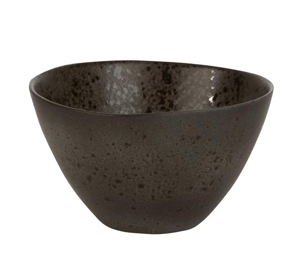 Купить салатник 800 мл, d 15 см, цвет черный, q authentic stone black style point stoneblack