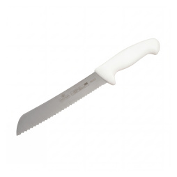 Нож для хлеба 8" 200мм белый "HACCP" Luxstahl [W016]