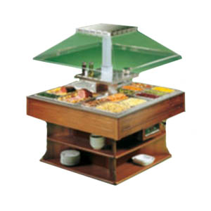 Стол кухонный швед.подогр.паровой oasi 8 m bm темн.орех