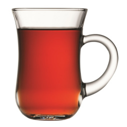 Стаканчик для чая 145 мл. с ручкой закален. d=65, h=93 мм Бейзик Б /12/