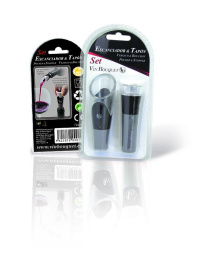 Уловитель капель/аэратор (дроп-стоп) + пробка вакуумная для бутылок VB /1/12/