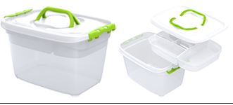 Купить контейнер универсальный 24,0л 468*342*256мм с вкладышем (8) ап 432