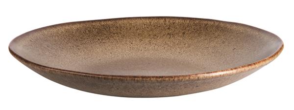 Купить тарелка 26,5 см, цвет коричневый, q authentic stone brown style point stonebrown
