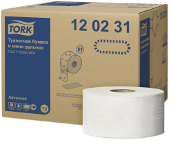 Туалетная бумага Tork в мини рулонах Advanced