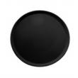 Поднос прорезиненый круглый 35см черный