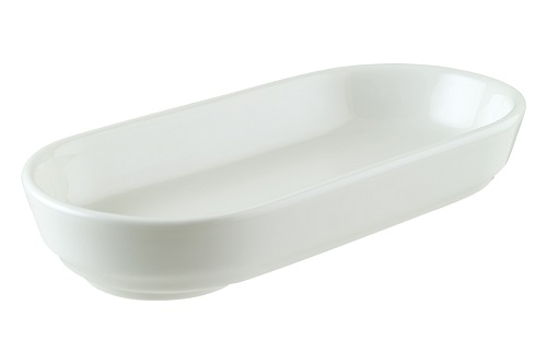 Купить соусник 155*80 мм. 120 мл. h=28 мм. белый, форма хюгге bonna /1/12/1680/