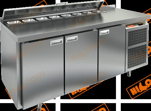 Купить холодильный стол для салатов (саладетта) hicold sl2-111sn
