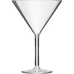 Коктейльная рюмка поликарбонат 280 мл D=12,H=17см прозрачная