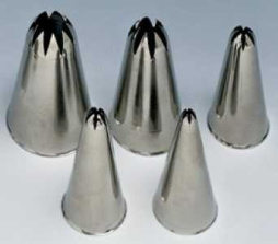 Насадка кондитер. "Закрытая звезда" d=9 мм. нержавеющая сталь /1/