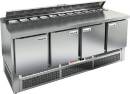 Стол для салатов HICOLD SLE2-1111GN с крышк.