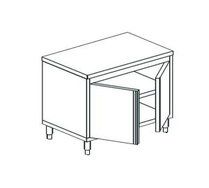 Купить кухонный стол производственный закрытый apach chef line lwc610sh2hd