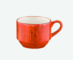 Чашка  80 мл. кофейная d=59 мм. h=48 мм. штабелир. Терракота (блюдце 62425), форма Банкет Bonna /1/6