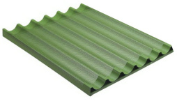 Лист для выпечки багета BASSANINA FTVO6080T 6 волн 600X800 тефлон