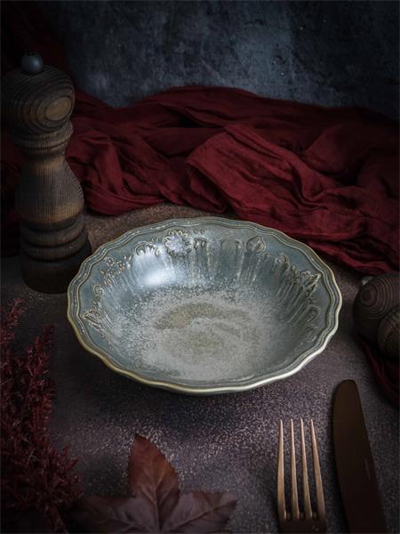 Купить салатник 750 мл, d 23 см h 5,4 см, фарфор, vintage casa di fortuna vintage