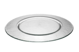 Тарелка d 32 см h 1,4 см, стекло, прозрачная, Neat ArdaCam Neat