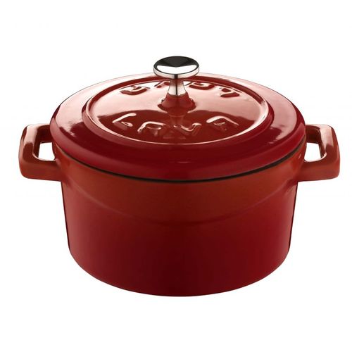 Купить кастрюля порционная 0,35 л. чугун d=10 см. красная trendy lava