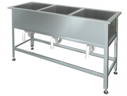 Ванна моечная М-3-0,4-0,63/1,79 (нержавейка)