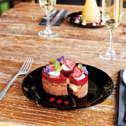 Тарелка d=190 мм. без полей Эволюция Блэк /6/24/