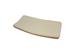 Блюдо прямоугольное 30*15см. Артизан Песок /24/