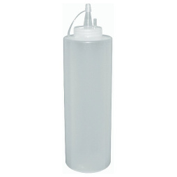 Емкость для соуса 700 мл. с крышкой прозрачная MG /1/24/