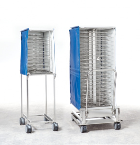 Тележка для тарелок +термочех+тел. RATIONAL для SCC 101 60.70.801