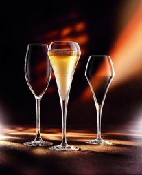 Бокал-флюте 200 мл. d=72 мм. h=233 мм. хрустальное стекло Опен ап (41051) (D0907) /6/24/480/