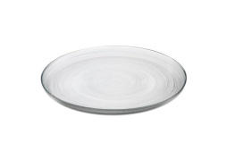 Тарелка d 28 см h 2 см, стекло, прозрачная, Circle ArdaCam Circle ARD 1916.1
