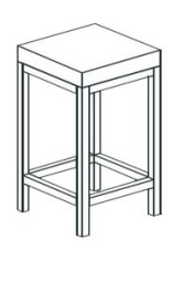 Колода разрубочная кухонная APACH Chef Line LCB55