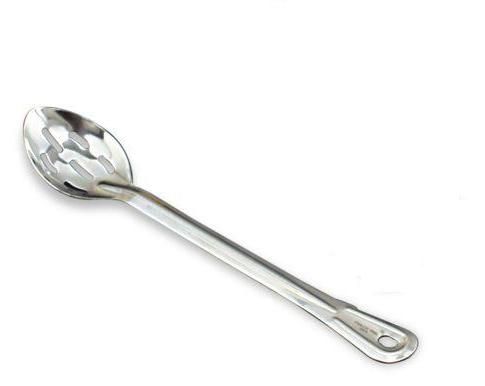 Купить ложка гарнирная 28,6 см., l ручки 19 см. овальная перфор. нержавеющая сталь mgsteel /1/144/