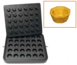Форма для 30 восьмиугольных тарталеток для тарталетницы DHTartmatic Kocateq DH Tartmatic Plate 34