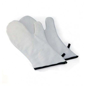 Рукавицы термостойкие с 1-м выделен. пальцем, кожа (1 пара) /1/