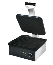 Гриль пресс Kocateq GH811maxiNW односекционный с верхней и нижней ребристой пластиной