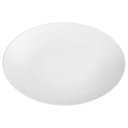 Блюдо овальное 16'' 400х310мм, белый "Corone Grafica"