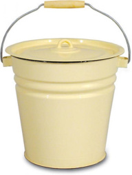 Ведро 12 л с крышкой эмалированное