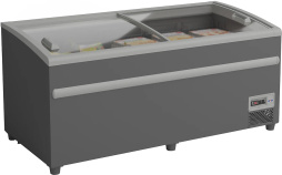 Ларь-бонета ALPINA 210 НТ/СТ (RAL 7016) с делителями и решётками