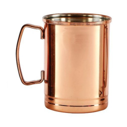 Кружка для коктейля 350 мл "Moscow Mule" d 7,5 см h10 см нержавеющая сталь с медным покрытием P.L. P