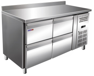 Холодильный стол низкотемпературный COOLEQ GN2240BT бортик 4 ящика