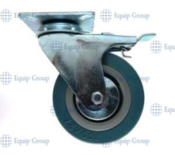 Колесо поворотное с тормозом