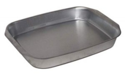 Противень алюминиевый 260*364*45мм