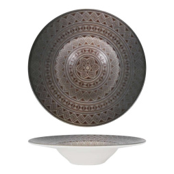 Тарелка для пасты d=280 мм. 400 мл. Дамаск, форма Банкет BONNA /1/6/