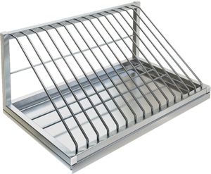 Купить полка кухонная навесная для крышек kayman пнк-15-1