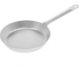 Сковорода алюминиевая 20 см без крышки металическая ручка
