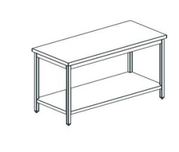 Кухонный стол производственный APACH Chef Line LWT715SH