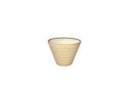 Емкость для закусок d=11 см. 220 мл коническая. Артизан Песок /24/