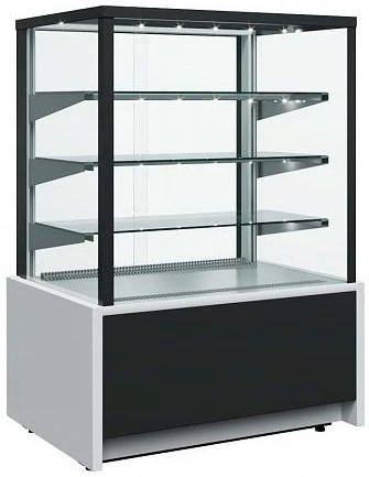 Купить холодильная витрина вхсв-0,9д carboma cube техно (kc70 vm 0,9-1 9006-9005)