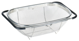 Дуршлаг-сито на раковину 34*23,5см нерж.4 л /1/